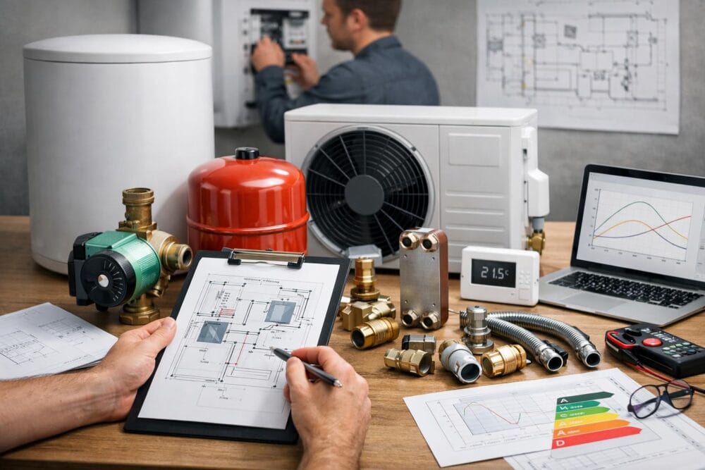 Sådan vælger du de rigtige komponenter til din varmepumpe (og undgår dyre fejl)